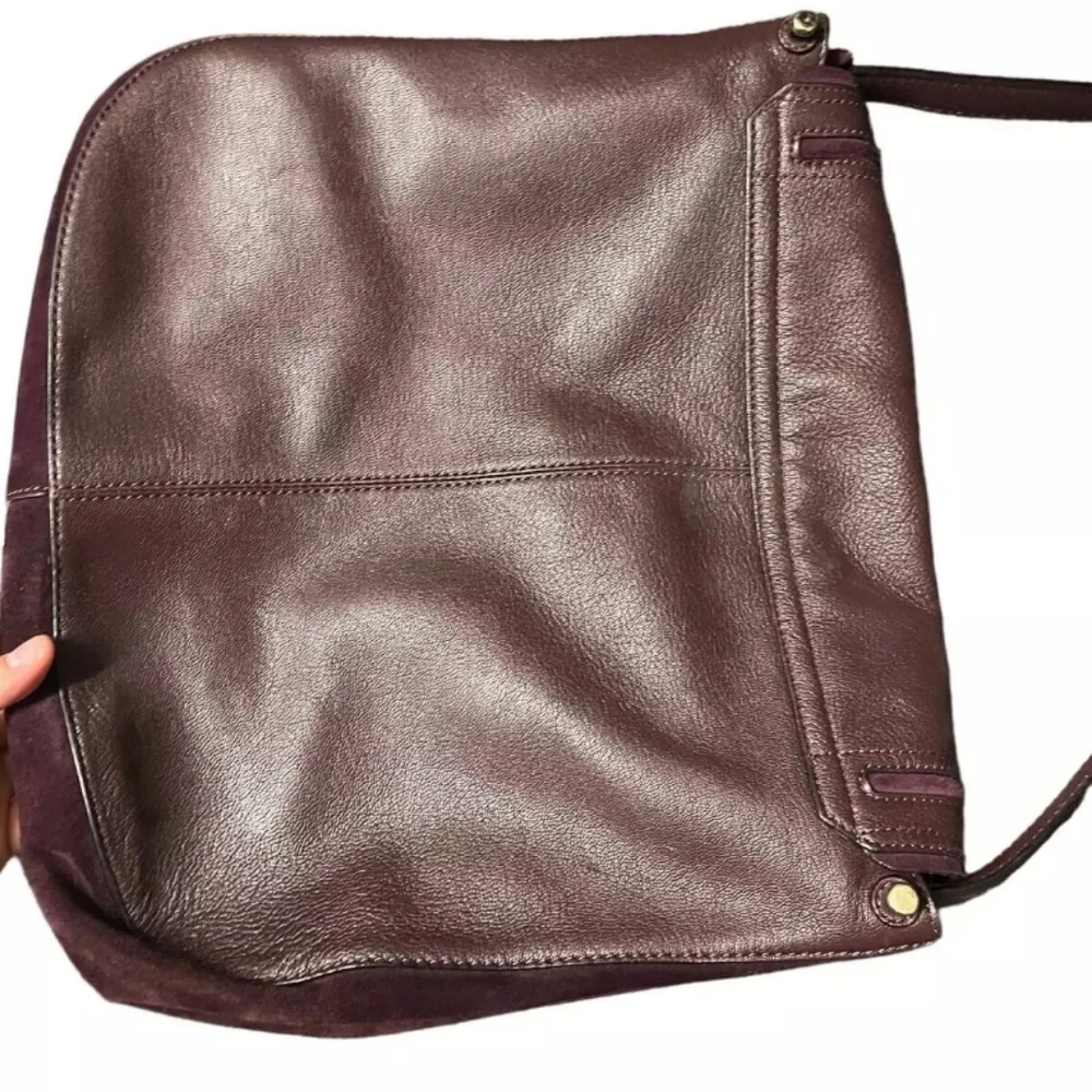 Kate Spade Rianne Pratt Street Burgundy Leather/Suede Tassel Crossbody Handbag